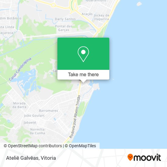 Ateliê Galvêas map