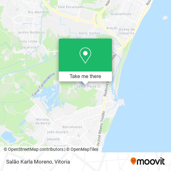 Salão Karla Moreno map
