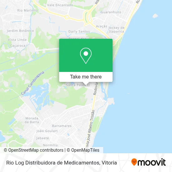 Rio Log Distribuidora de Medicamentos map