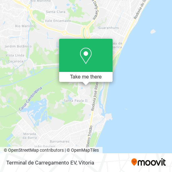 Terminal de Carregamento EV map