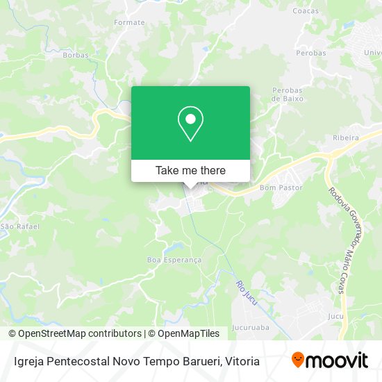 Igreja Pentecostal Novo Tempo Barueri map