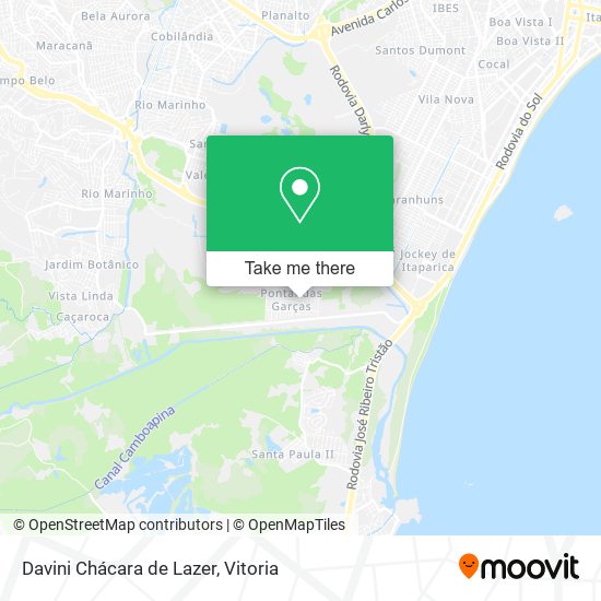 Davini Chácara de Lazer map