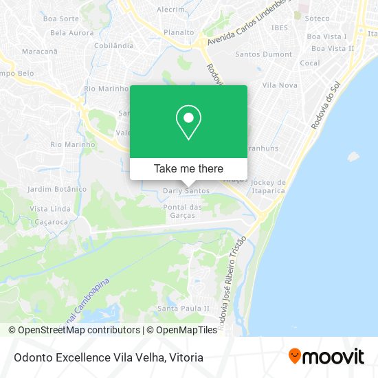 Odonto Excellence Vila Velha map