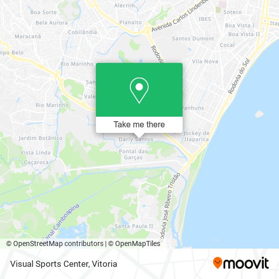 Visual Sports Center map