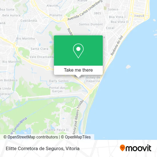 Elitte Corretora de Seguros map