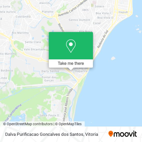 Dalva Purificacao Goncalves dos Santos map