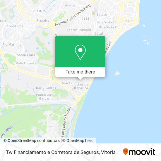 Tw Financiamento e Corretora de Seguros map