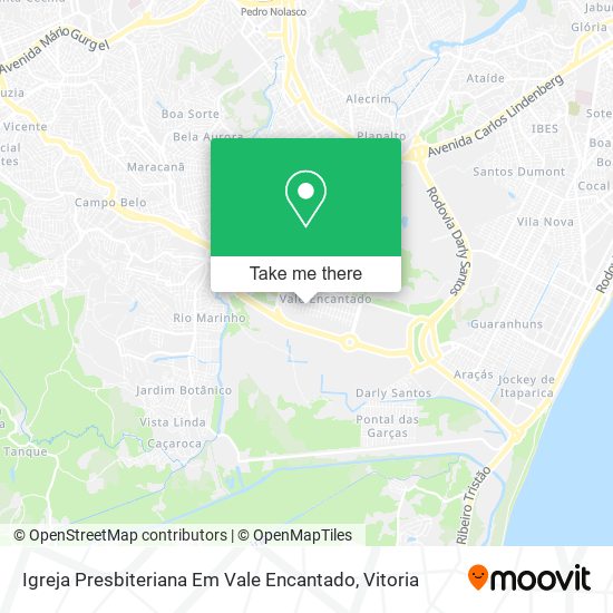 Igreja Presbiteriana Em Vale Encantado map