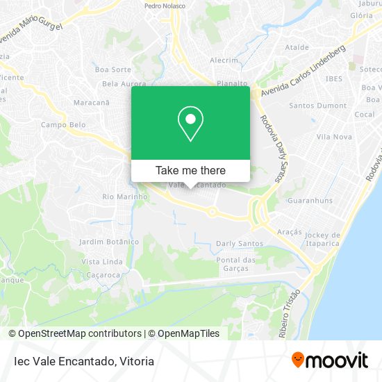 Iec Vale Encantado map