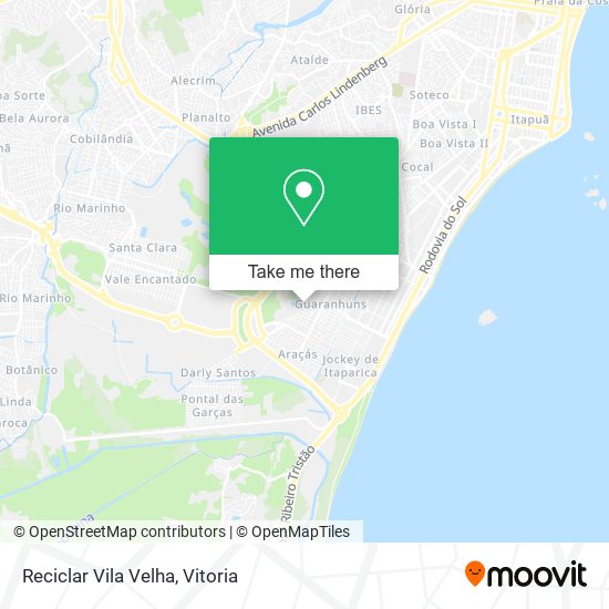 Reciclar Vila Velha map