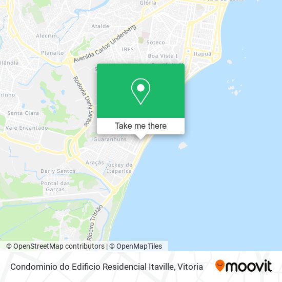 Condominio do Edificio Residencial Itaville map