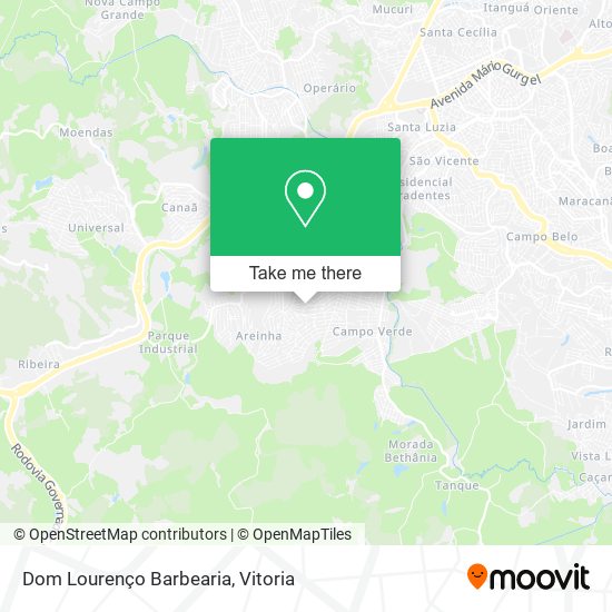 Dom Lourenço Barbearia map