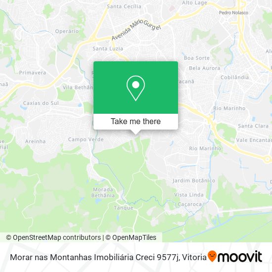 Morar nas Montanhas Imobiliária Creci 9577j map