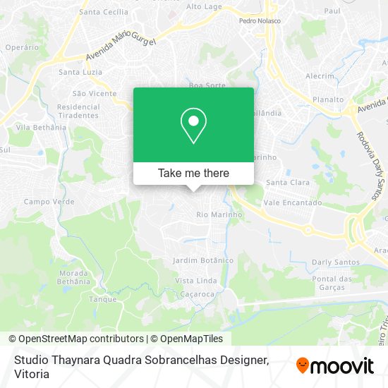 Studio Thaynara Quadra Sobrancelhas Designer map