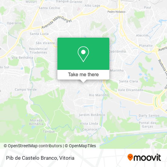 Pib de Castelo Branco map