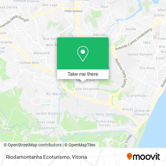 Riodamontanha Ecoturismo map