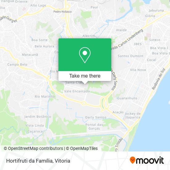 Hortifruti da Família map