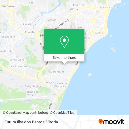 Mapa Futura Ilha dos Bentos