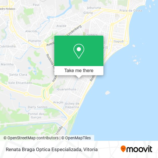 Mapa Renata Braga Optica Especializada