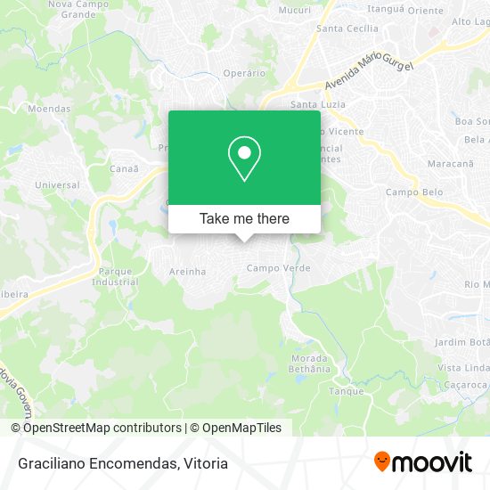 Graciliano Encomendas map