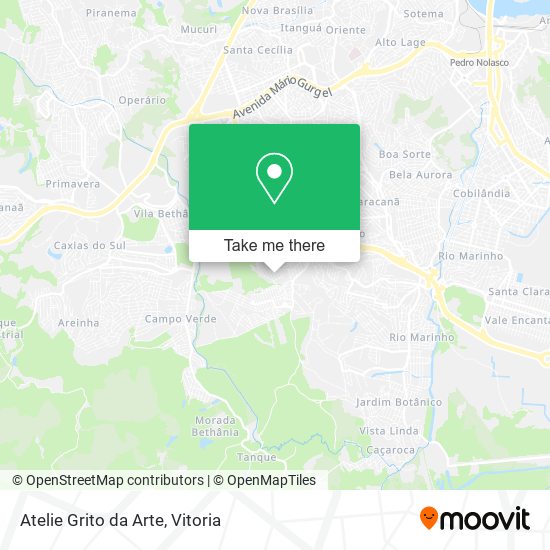 Atelie Grito da Arte map