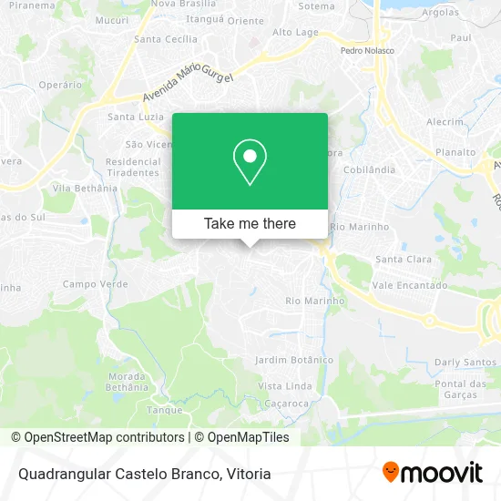 Quadrangular Castelo Branco map