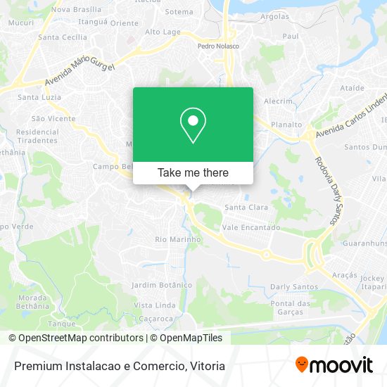 Premium Instalacao e Comercio map