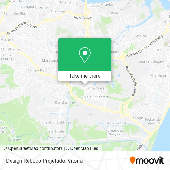 Design Reboco Projetado map