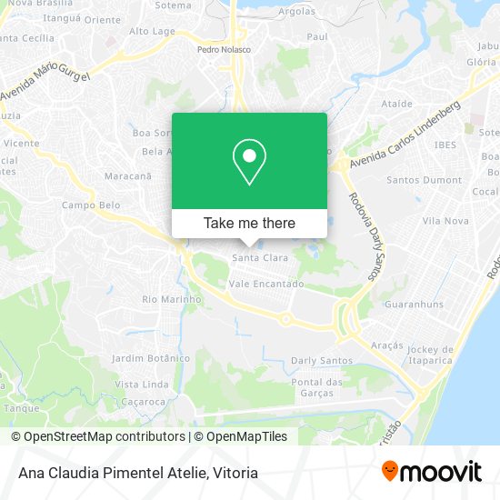 Ana Claudia Pimentel Atelie map