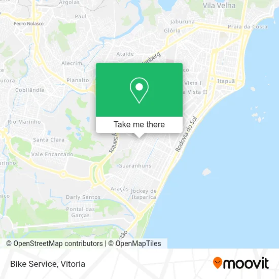 Bike Service map