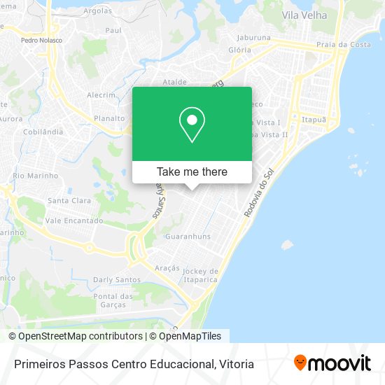 Primeiros Passos Centro Educacional map