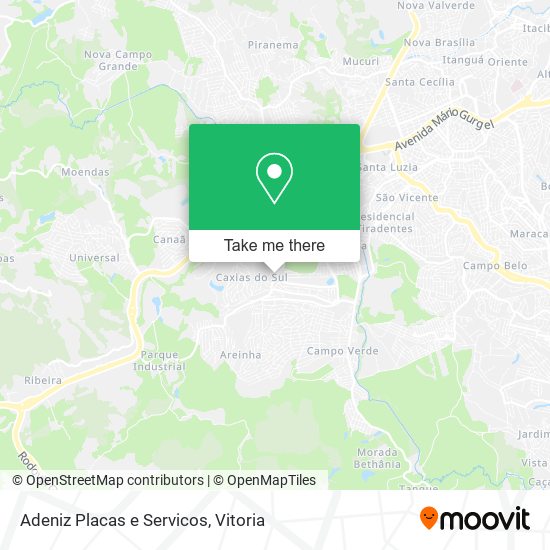 Adeniz Placas e Servicos map