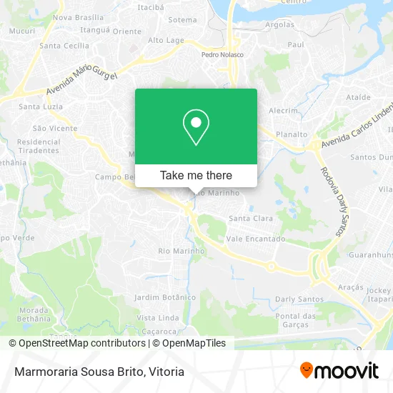 Marmoraria Sousa Brito map