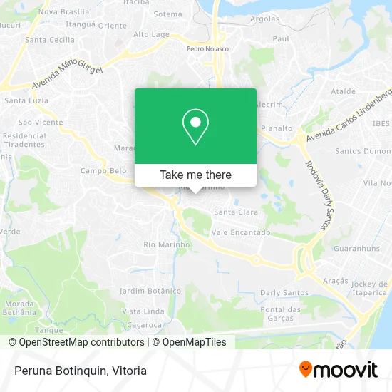 Peruna Botinquin map