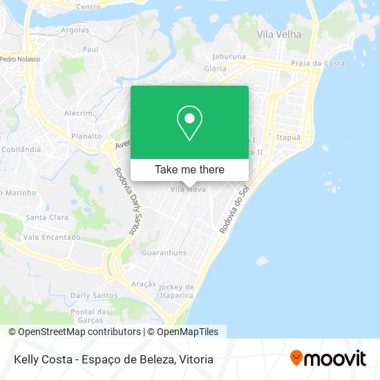 Mapa Kelly Costa - Espaço de Beleza