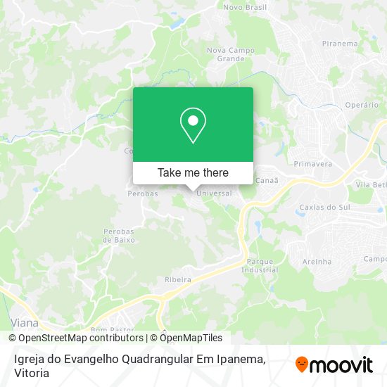 Igreja do Evangelho Quadrangular Em Ipanema map
