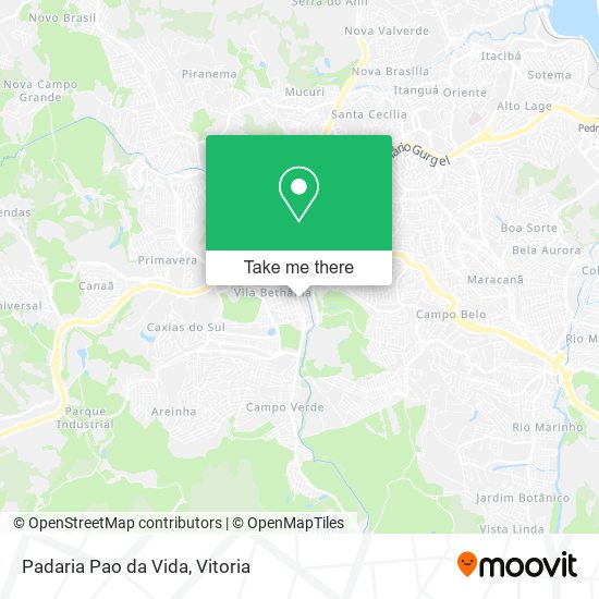 Padaria Pao da Vida map