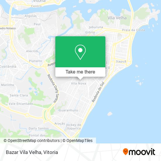 Bazar Vila Velha map