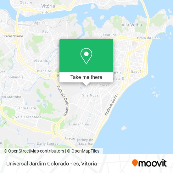Universal Jardim Colorado - es map