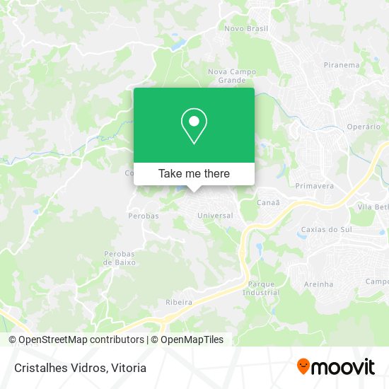 Cristalhes Vidros map