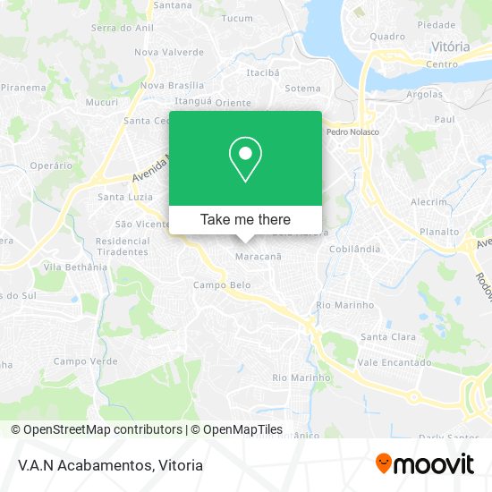 V.A.N Acabamentos map