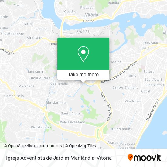 Igreja Adventista de Jardim Marilândia map
