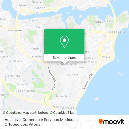 Acessivel Comercio e Servicos Medicos e Ortopedicos map
