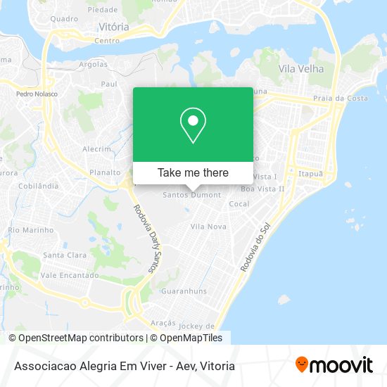 Associacao Alegria Em Viver - Aev map