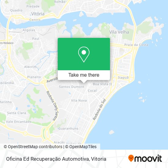 Mapa Oficina Ed Recuperação Automotiva