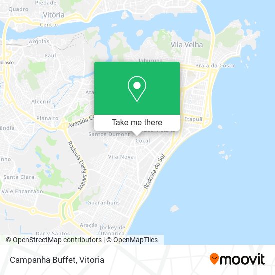 Campanha Buffet map