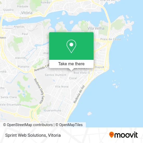Sprint Web Solutions map