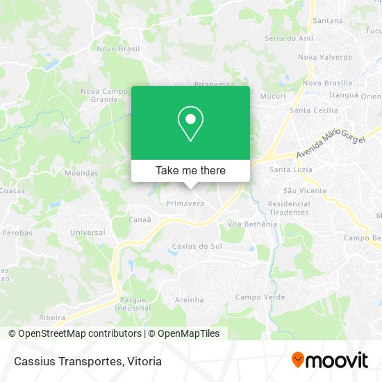 Cassius Transportes map