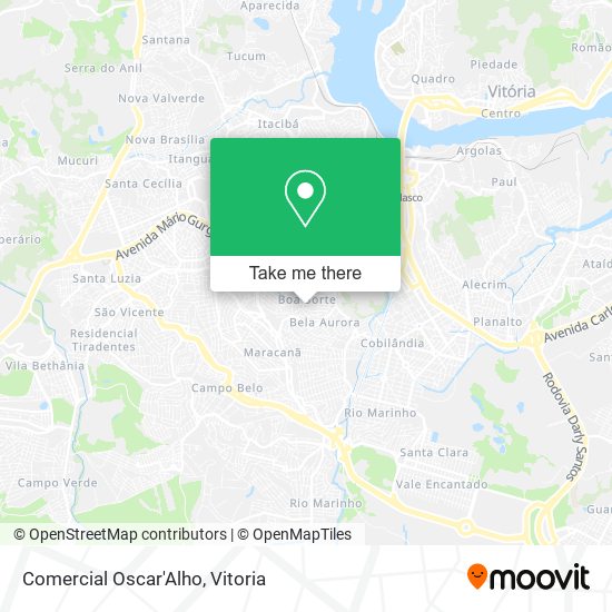 Comercial Oscar'Alho map