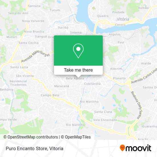 Puro Encanto Store map